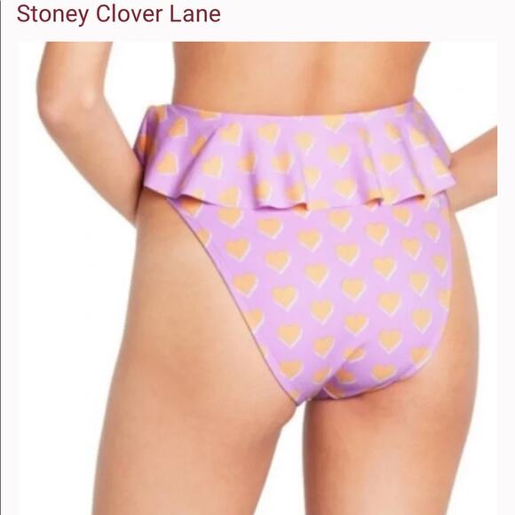 Stoney Clover Ln heart bikini plus sized - Picture 10 of 12